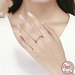 Pet Paw Print Ring S925 Sterling Silver Fashion Ring