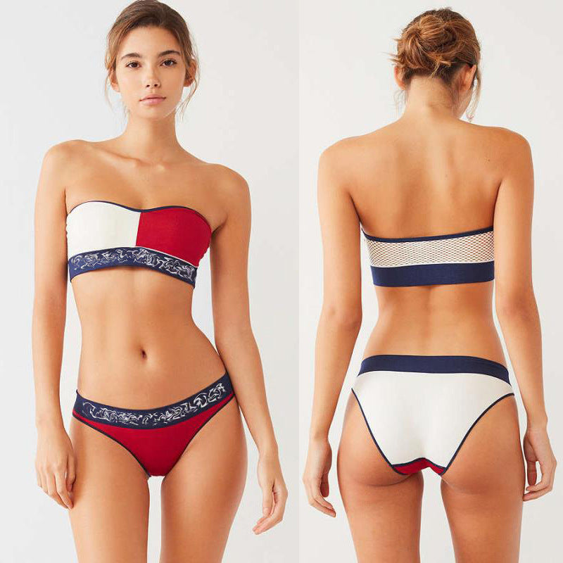 2 Color Block Bikini