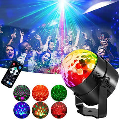 LED RGB Magic Ball Party Light with Remote Control