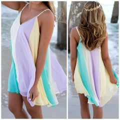 Chiffon Spaghetti Dress
