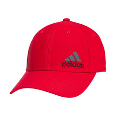 adidas Men's Release 3 Flex-Fit Cap Scarlet/Black/Grey L-XL