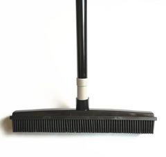 Pet Hair Removal Broom Mop — Hands-Free Fur Cleaner for All Floors