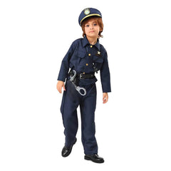 Kids Police Officer Costume for Role Play and Halloween
