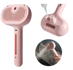 Pet Hair Spray Brush — 2-in-1 Grooming Brush with Built-In Water Tank