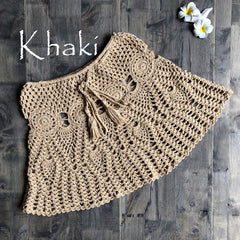 Handmade Crochet Bikini Skirt and Yoga Top