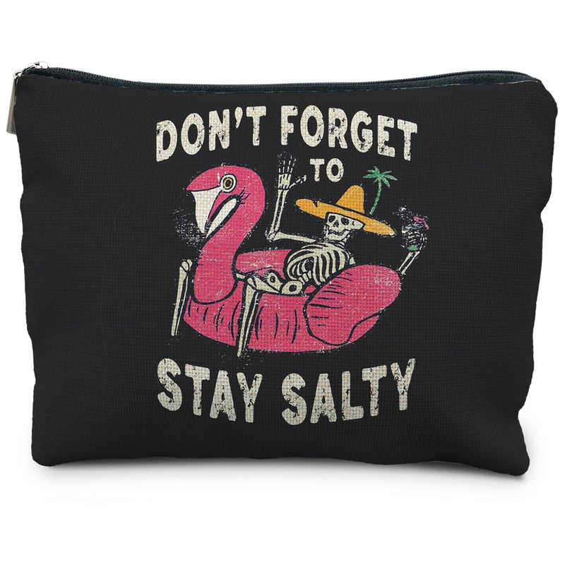 Salty Summer Beach Makeup Pouch