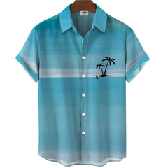 Tropical 3D Coconut Tree Hawaiian Shirt