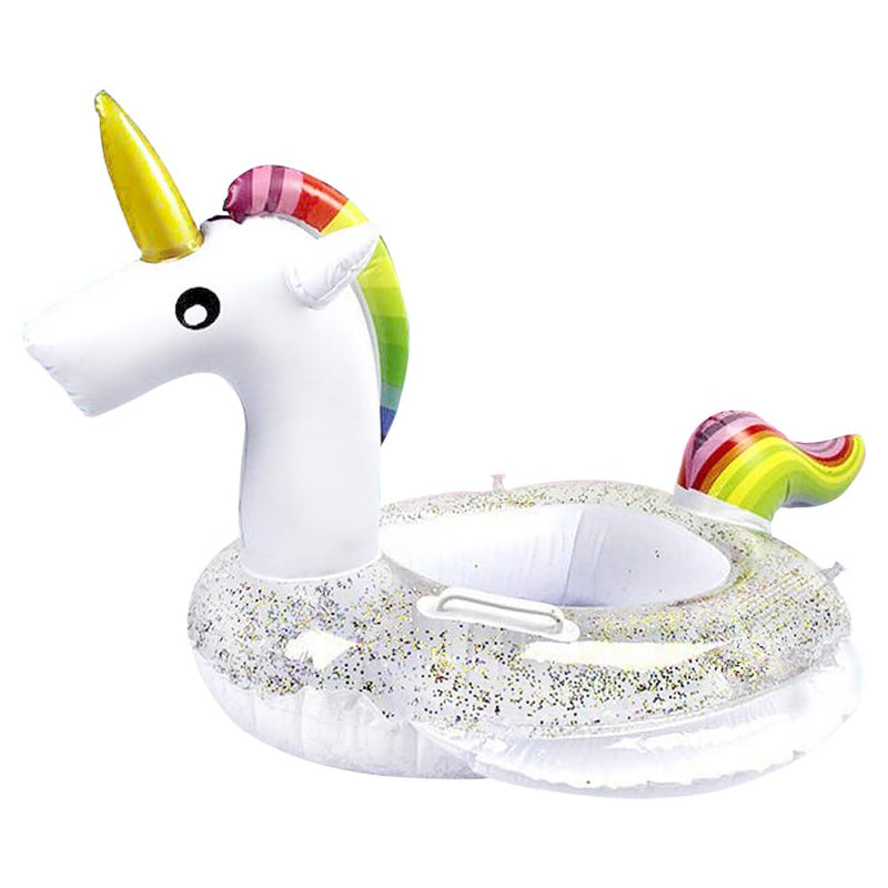 Unicorn Toddler Swim Float Ring, 0-8 Years, Inflatable Pool Toy with Seat