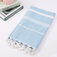 Turkish Blend Fringed Beach Towel