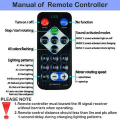 LED RGB Magic Ball Party Light with Remote Control