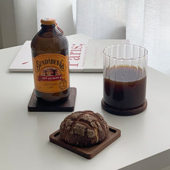 Eco Chic Walnut Wood Coaster
