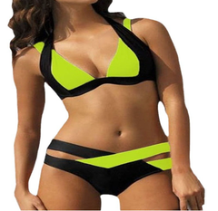 Color Block Women's Bikini Swimsuit - Sexy Style
