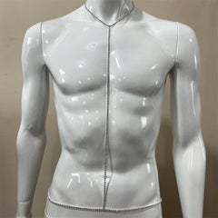 Fashionable Rhinestone Bikini Body Chain Necklace