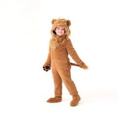 Kosgraiy Kid Lion CostumeChristmas Lion Onesie Boy And GirlAnimal Onepiece Outfit HalloweenAnimal Onesie Christmas CostumeL8-10Years