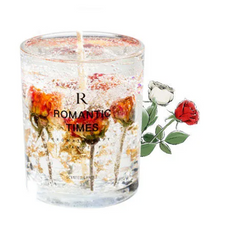 Elegant Floral Jelly Candles