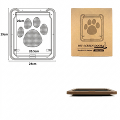 Pet Door with Scratch-Resistant Design