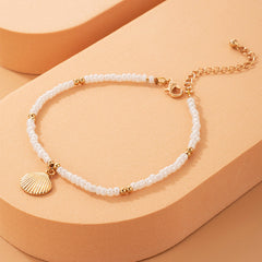 Boho Shell Charm Anklet