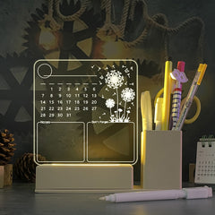 Luminous Acrylic Calendar Board