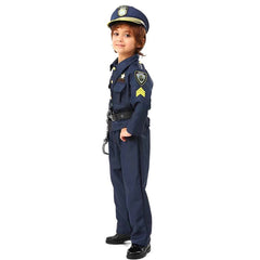 Kids Police Officer Costume for Role Play and Halloween