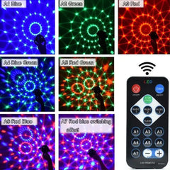 LED RGB Magic Ball Party Light with Remote Control