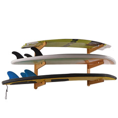 Bamboo Surfboard Wall Mount