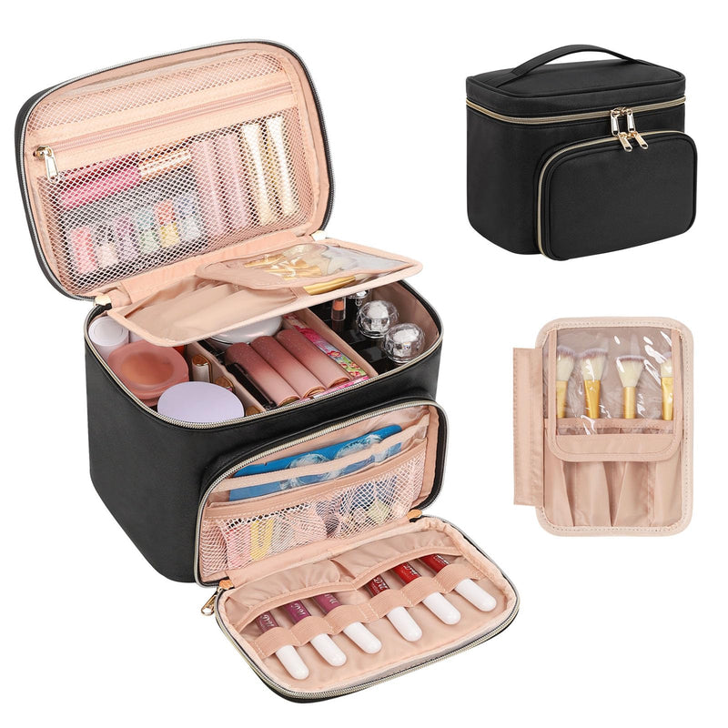 Chic Large Travel Makeup Organizer