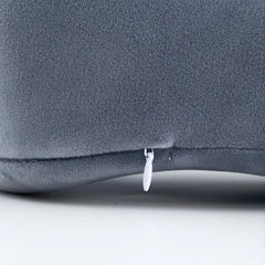 Memory Foam Travel Pillow with Earplugs & Storage Bag