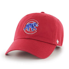 Chicago Cubs Red Clean Up Adjustable Hat Adult One Size Fits All