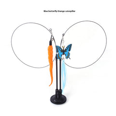 Cat Teaser Toy with Suction Cup Base — Interactive Play for Curious Cats