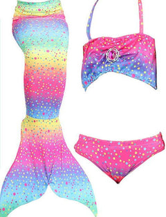 Mermaid Bikini for Girls with Tail