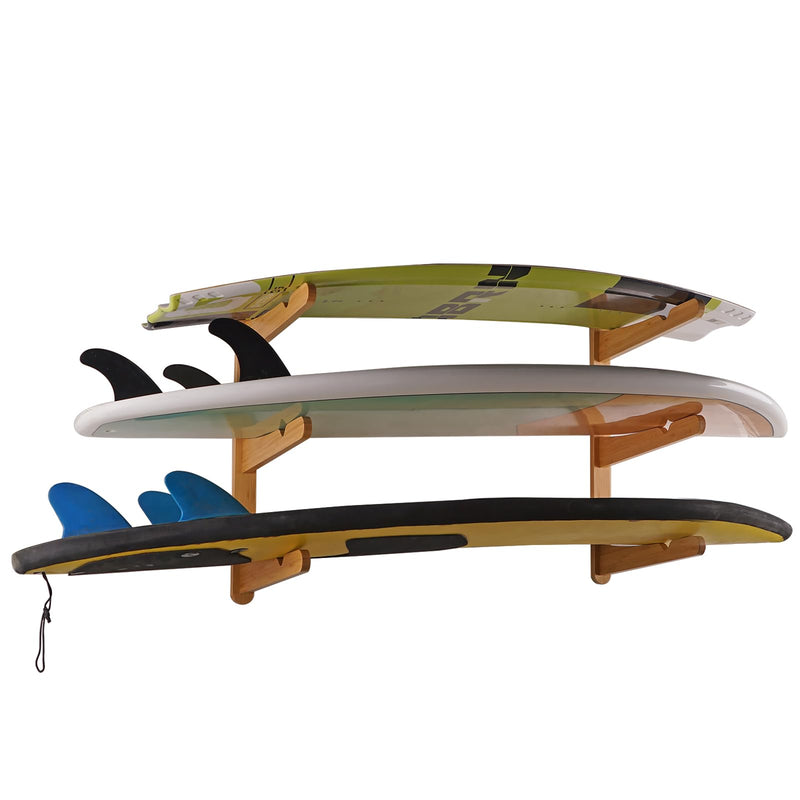 Bamboo Surfboard Wall Mount