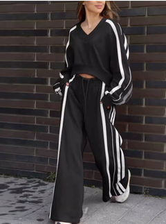 Casual Long Sleeve and Pants Set (2 Pieces)
