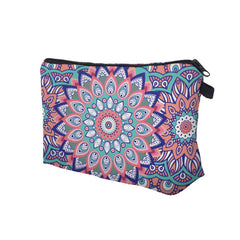 Chic Mandala Travel Makeup Organizer