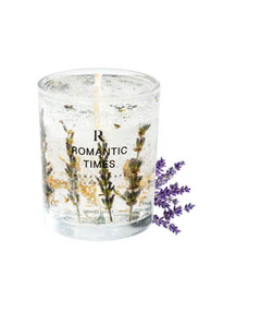 Elegant Floral Jelly Candles