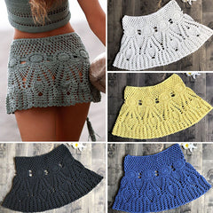 Handmade Crochet Bikini Skirt and Yoga Top