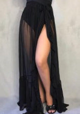 Mesh Skirt Beach Cover-Up for Bikini Vacation Wear