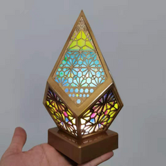LED Starry Sky Boho Lantern