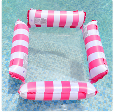 Inflatable 4-Tube Floating Hammock Lounge Chair
