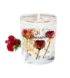 Elegant Floral Jelly Candles