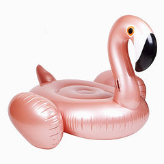 Rose Gold Elegant Flamingo Float