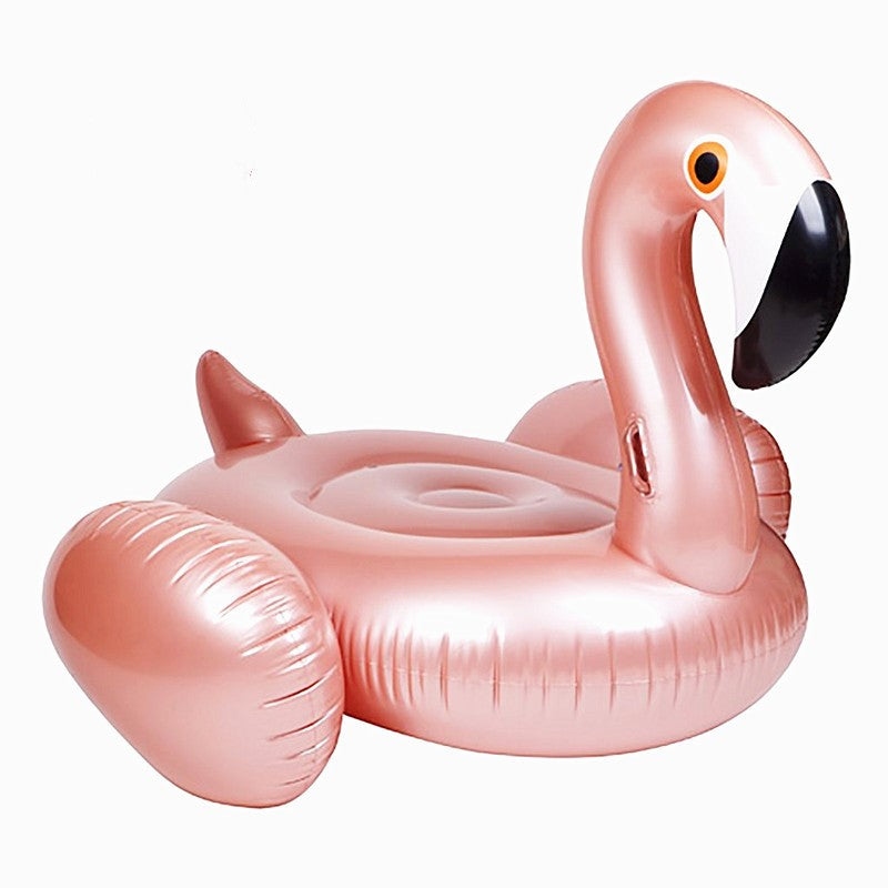 Rose Gold Elegant Flamingo Float