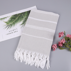 Turkish Blend Fringed Beach Towel