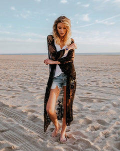 Breezy Mesh Beach Cover up