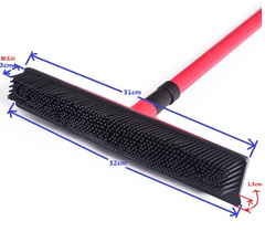 Pet Hair Removal Broom Mop — Hands-Free Fur Cleaner for All Floors