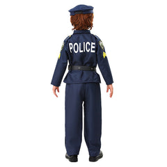 Kids Police Officer Costume for Role Play and Halloween