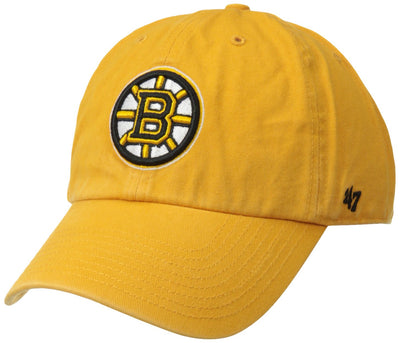 47 NHL Boston Bruins Brand Clean Up Adjustable Hat Gold One Size