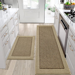 Absorbent Kitchen Rug Duo