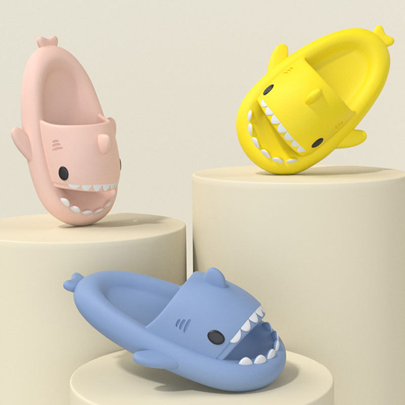 Cartoon Shark Summer Slippers for Kids and Toddlers