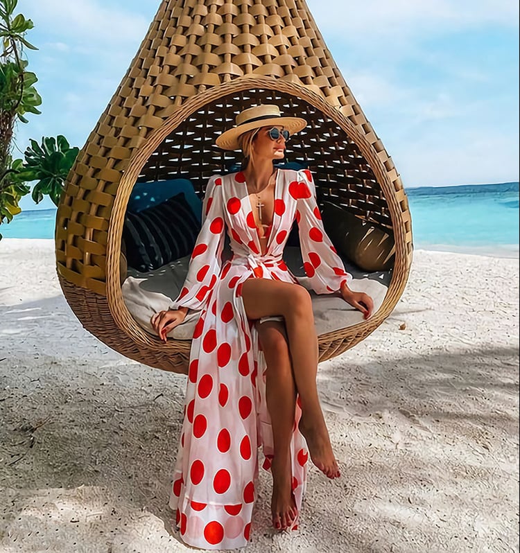 Chiffon Dress for Beach Holidays