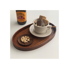 Eco Chic Walnut Wood Coaster